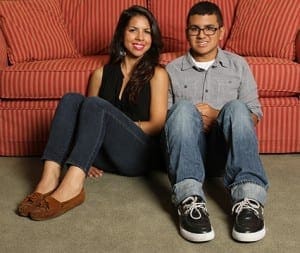 arts. Angela, a theater and business student at Georgia State University, is a promising thespian. Javier, who plays the flute, will be attending the School of Fine Arts at Mt. Zion High School. Photo By Michael Alexander