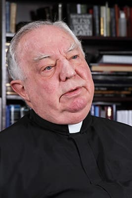 Msgr. Edward Dillon became the full-time pastor of Holy Spirit Church in 1987. When the parish was established in 1964, there were 250 families. Today there are over 2,000 families at the Atlanta church. Photo By Michael Alexander
